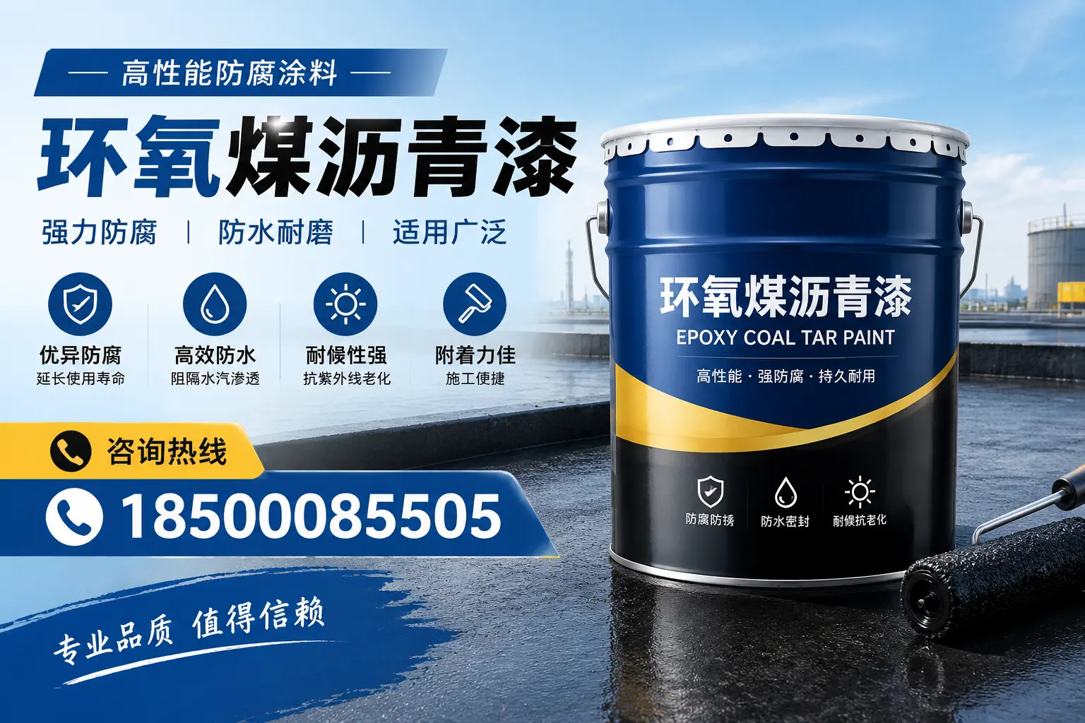 环氧煤沥青漆的主要成分与功能，潞州用户深度了解