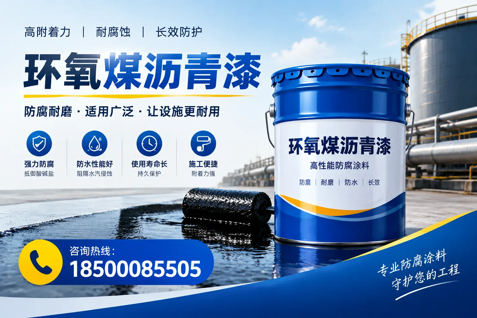环氧煤沥青漆与其他涂料的对比分析，助力潞州企业决策